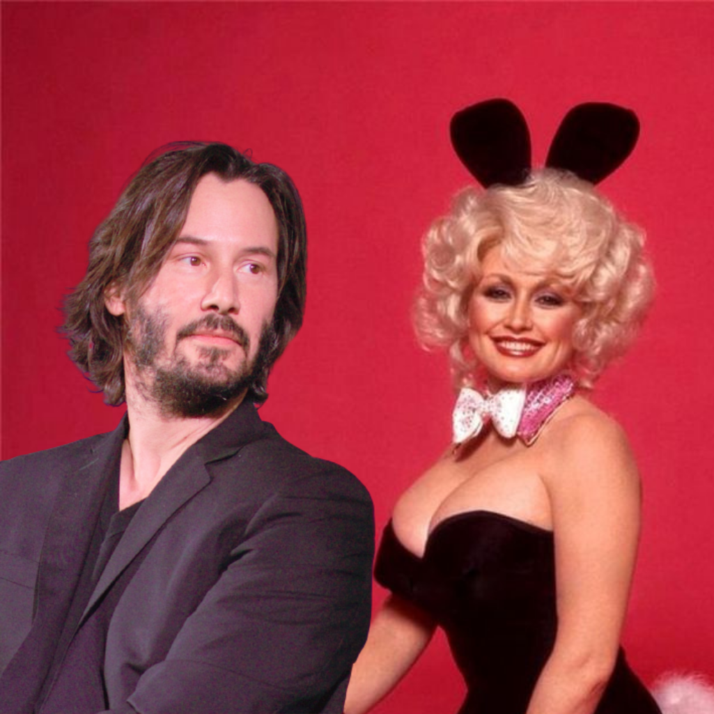 Keanu Reeves και Dolly Parton έχουν φορέσει το ίδιο Playboy Bunny κοστούμι και αυτή είναι η ιστορία