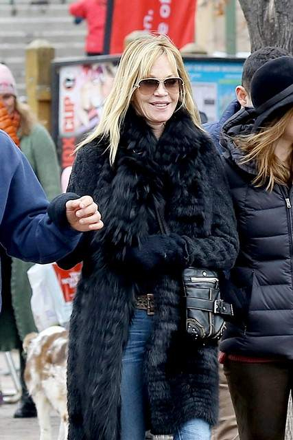 Melanie Griffith gets quality time with her kids in Aspen