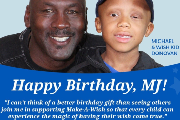 Michael Jordan: Έκανε τη μεγαλύτερη δωρεά της ιστορίας στο Make-A-Wish