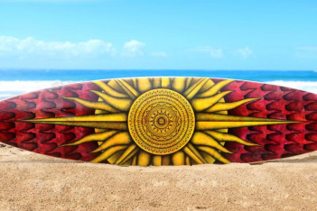 Αυστραλός μετατρέπει παλιές σανίδες του surf σε έργα τέχνης 