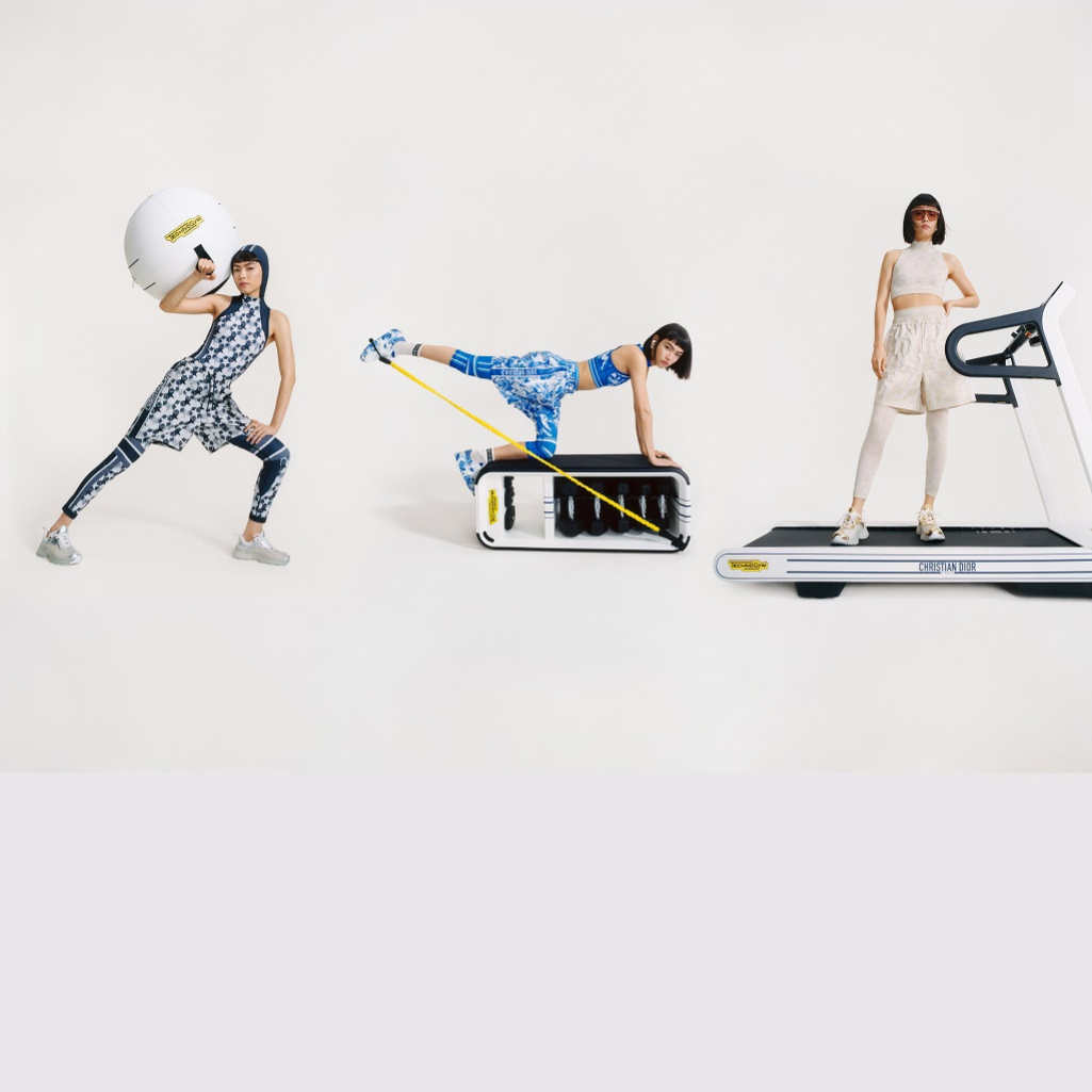 Η καινοτομία της Technogym συναντά την κομψότητα του Dior σε νέα προϊόντα γυμναστικής
