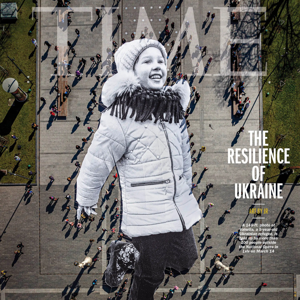 Το ΤΙΜΕ αποτυπώνει τον πόλεμο στην Ουκρανία σε δύο συγκλονιστικά εξώφυλλα