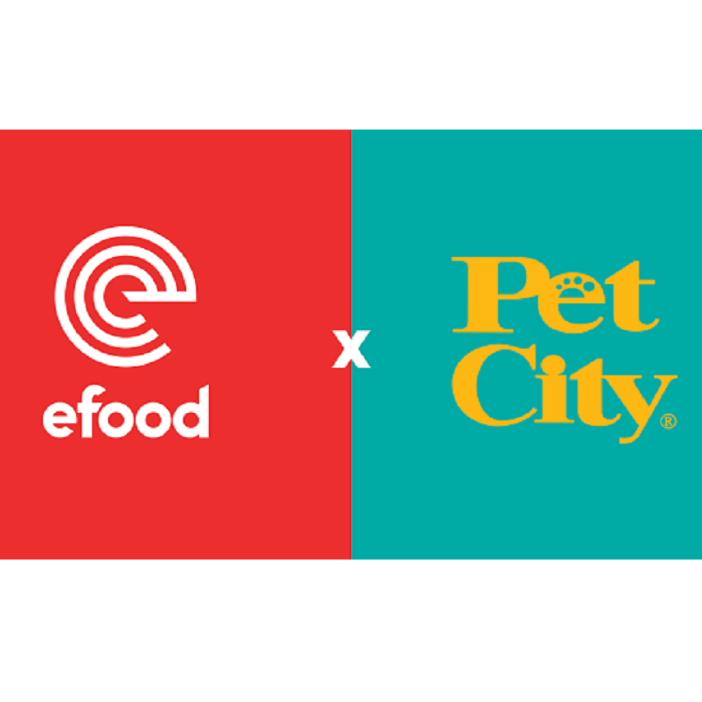 Συνεργασία του efood με τα Pet City για τη διανομή 2.000 προϊόντων φροντίδας των ζώων συντροφιάς