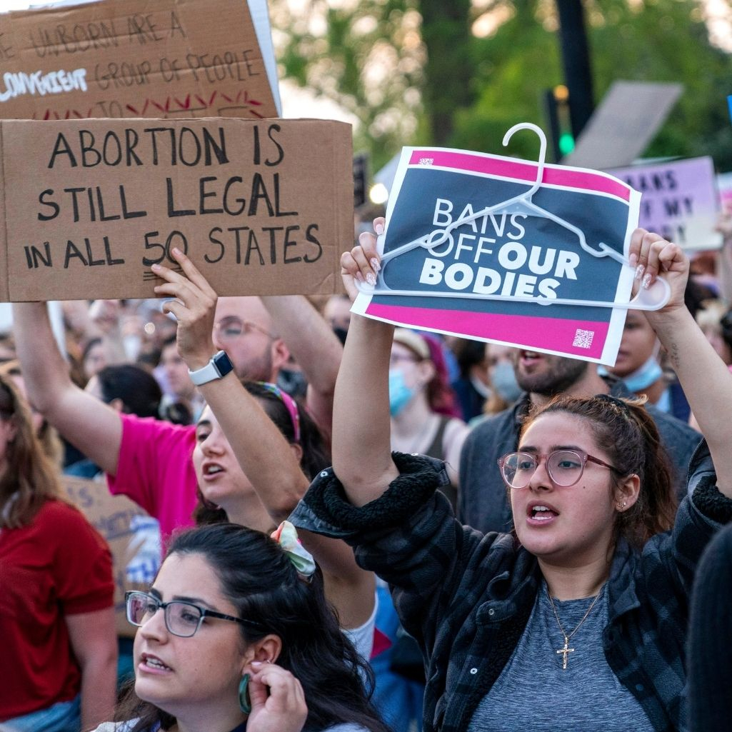Διαδηλωτές υπέρ του δικαιώματος στην έκτρωση στην Washington