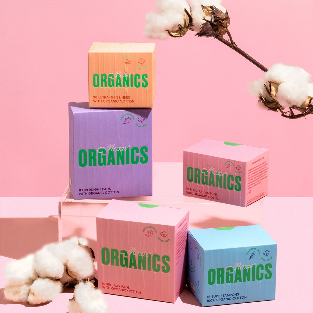Το πρωτοποριακό brand περιποίησης περιόδου παρουσιάζει τη νέα σειρά Moxie Organics!