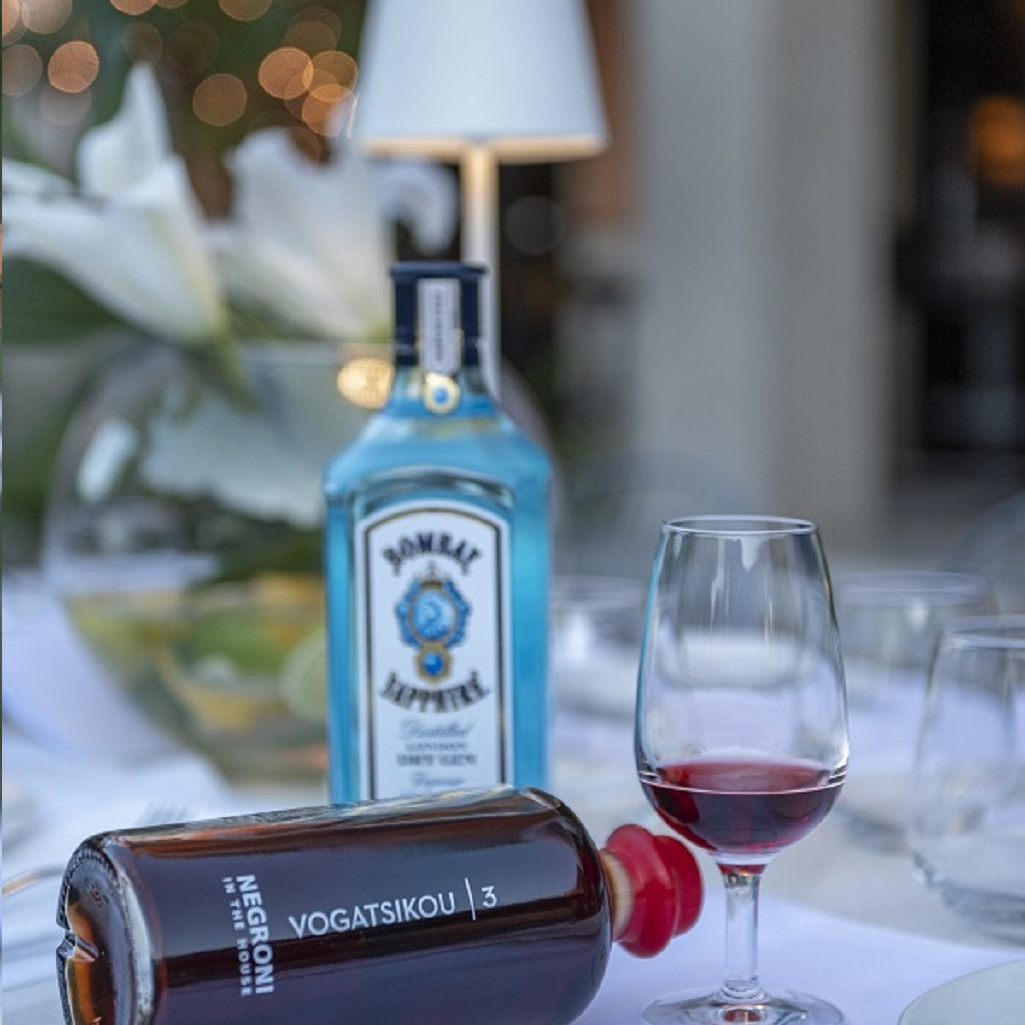 Το Bombay Sapphire premium Gin στο Β restaurant του Βυζαντινού Μουσείου Θεσσαλονίκης