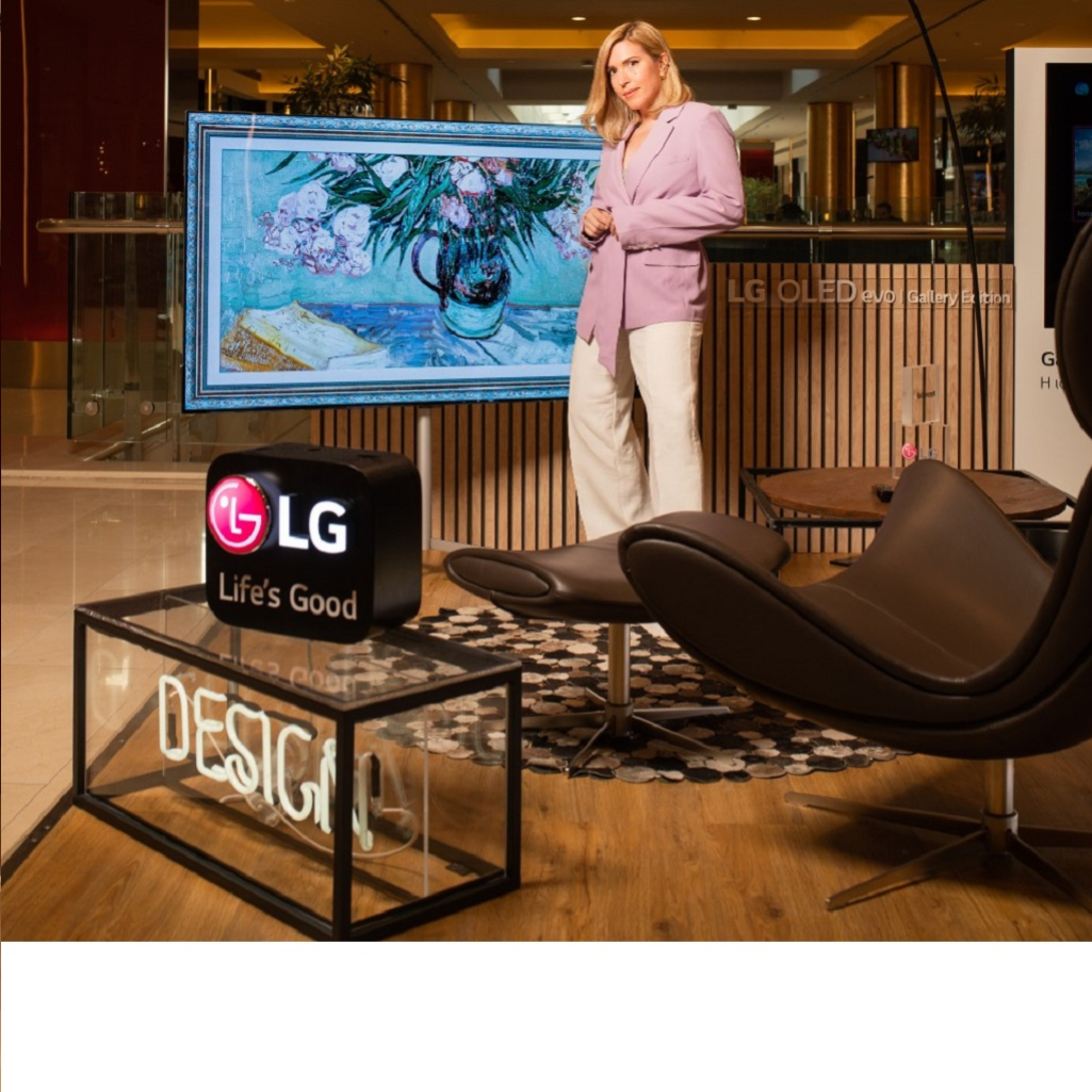Συνεχίζεται η επιτυχημένη συνεργασία με τη Ντένα Τσαλάγκα & την LG OLED evo Gallery TV