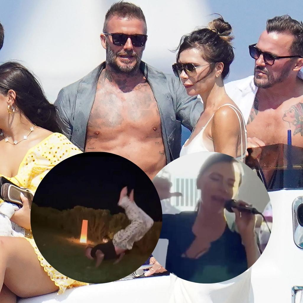 Οι Beckhams το ζουν στις διακοπές: Η Victoria τραγουδά Spice Girls, ο David χορεύει breakdance 