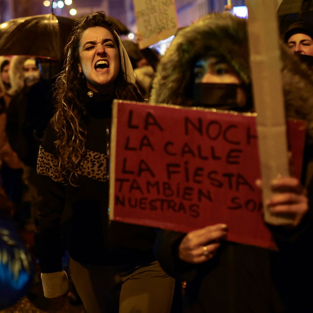 Διαμαρτυρία για την έμφυλη βία στην Ισπανία
