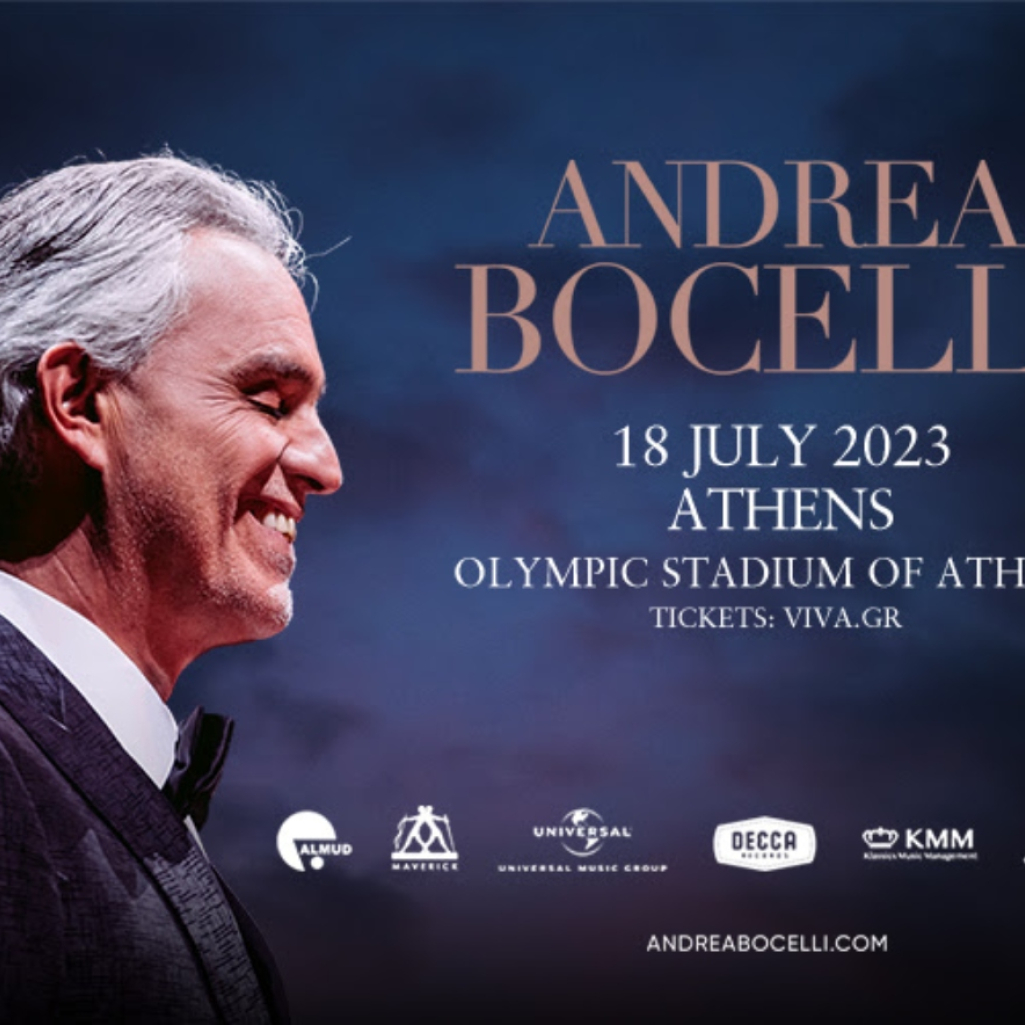 Andrea Bocelli: Ο Signore της καρδιάς μας έρχεται στο Ολυμπιακό Στάδιο Αθήνας