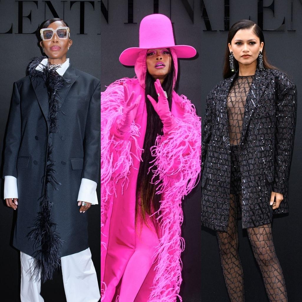 Από τη Zendaya στη Florence Pugh και τη Naomi: Οι celebrities στη front row του Valentino