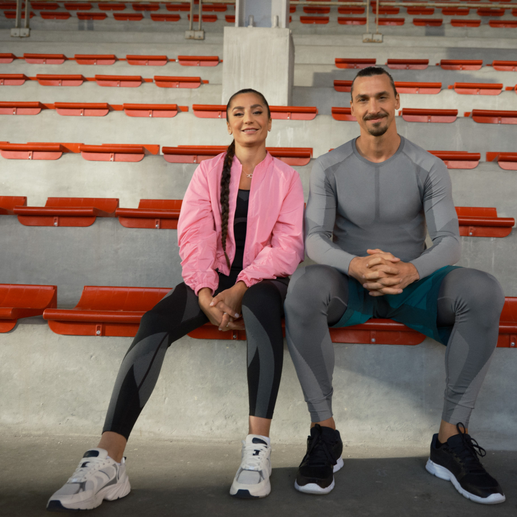 Το H&M Move κάνει «μεταγραφή» στο πλευρό του Zlatan Ibrahimović τη γυναίκα θρύλο του ποδοσφαίρου Nadia Nadim
