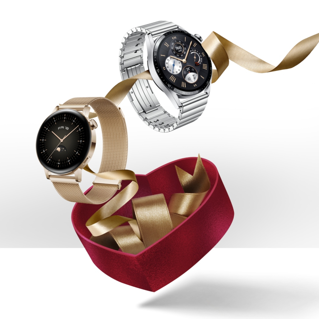 St. Valentine’s Gift: Με το HUAWEI WATCH GT3 κάθε λεπτό του έρωτά σας γίνεται μοναδικό