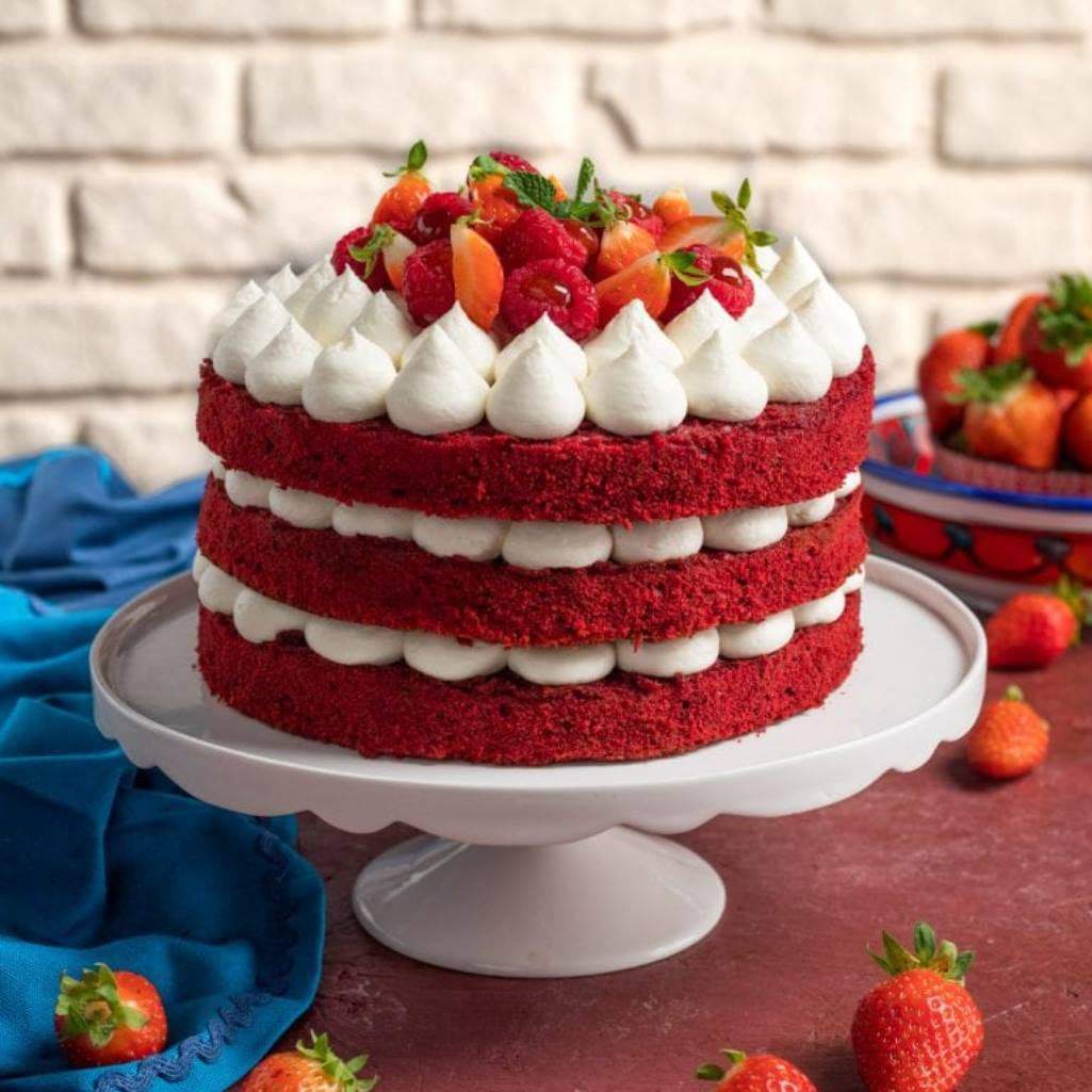 Red velvet cake: Το φλογερό, κόκκινο γλυκό για την πιο ερωτική ημέρα του χρόνου