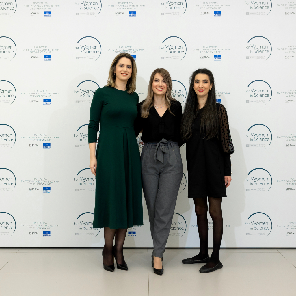 L’Oréal-UNESCO για τις Γυναίκες στην Επιστήμη: 3 νέες Ελληνίδες ερευνήτριες τιμήθηκαν για το έργο και τη συνεισφορά τους στις Θετικές Επιστήμες