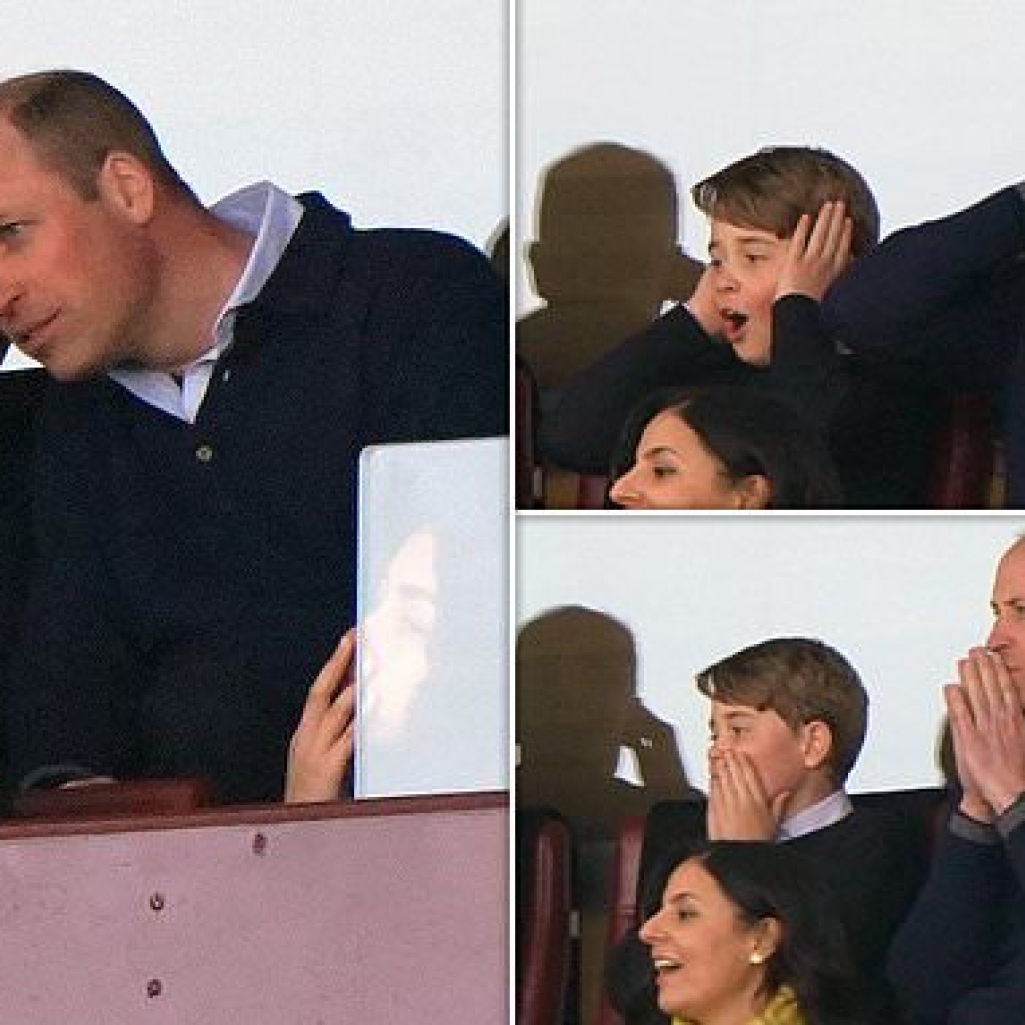Ο πρίγκιπας William πήγε στο γήπεδο με τον (mini-me του) 9χρονο George και έγιναν viral