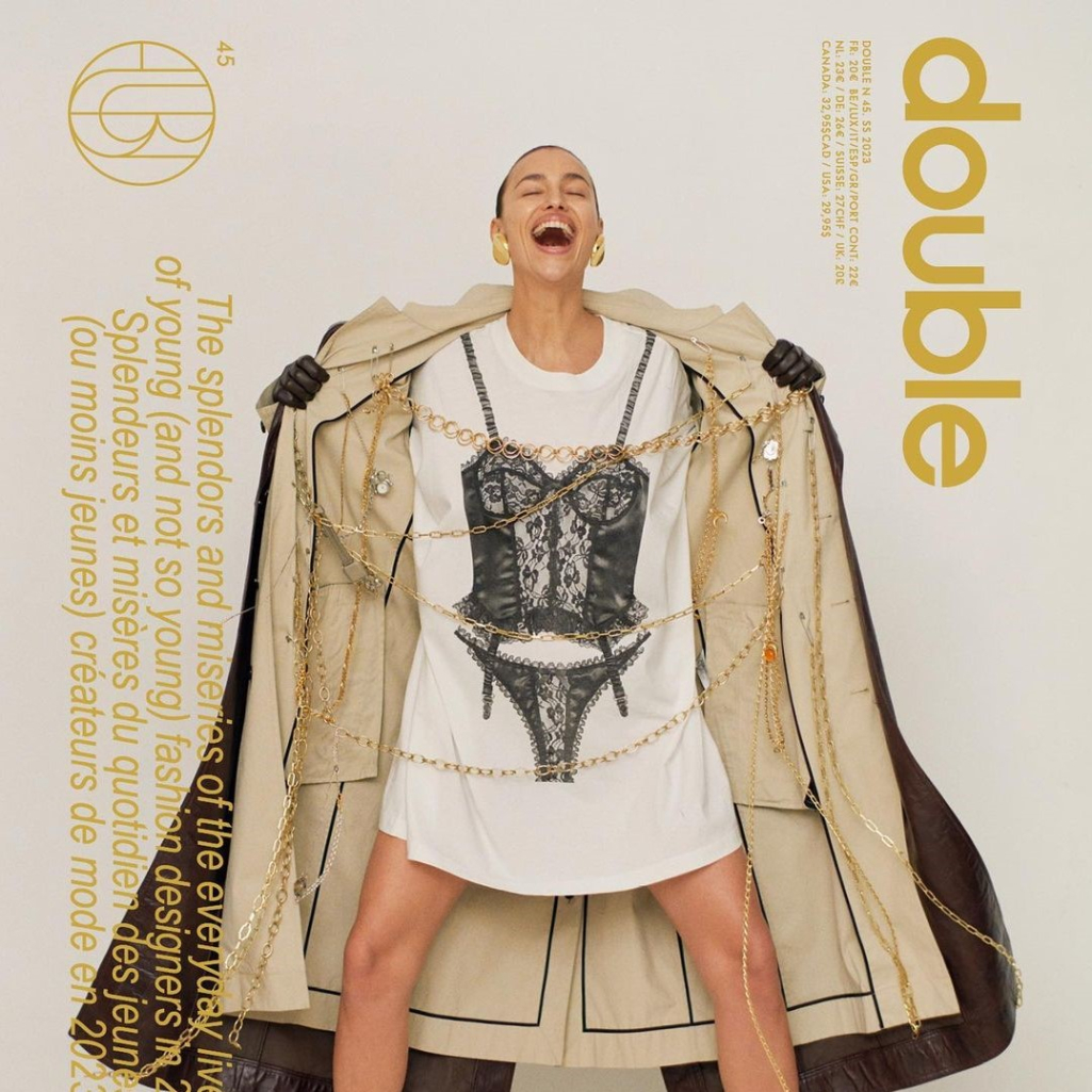 Η Irina Shayk στο εξώφυλλο του Double Magazine υμνεί την νεανική δημιουργικότητα