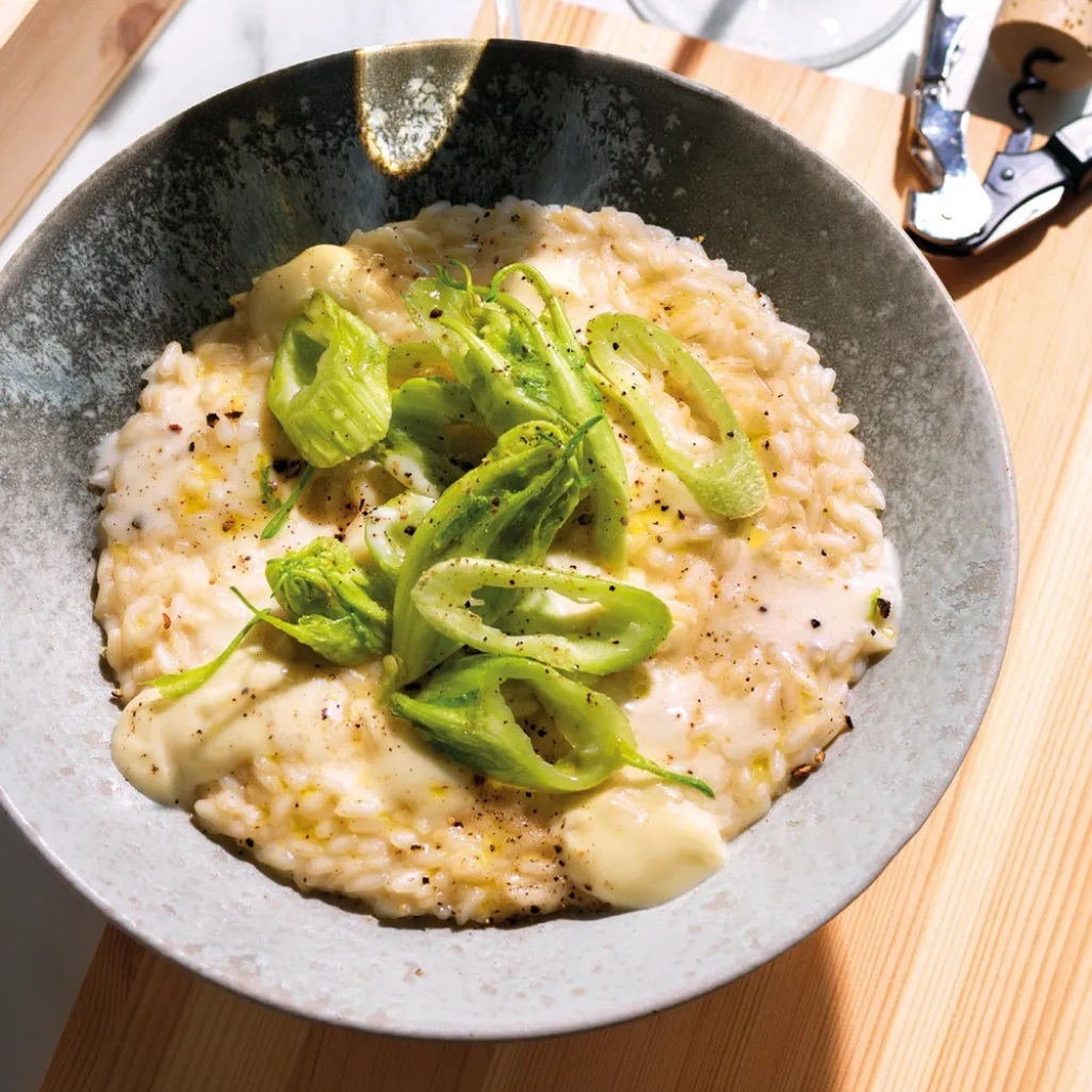 Φανταστικό ριζότο cacio e pepe