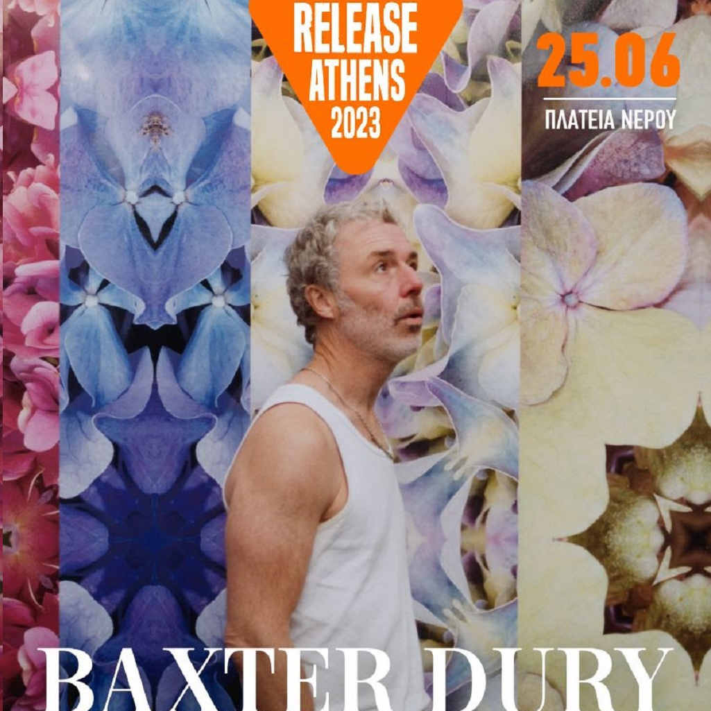Το Release Athens 2023 υποδέχεται τον Baxter Dury, την Κυριακή 25 Ιουνίου, στην Πλατεία Νερού