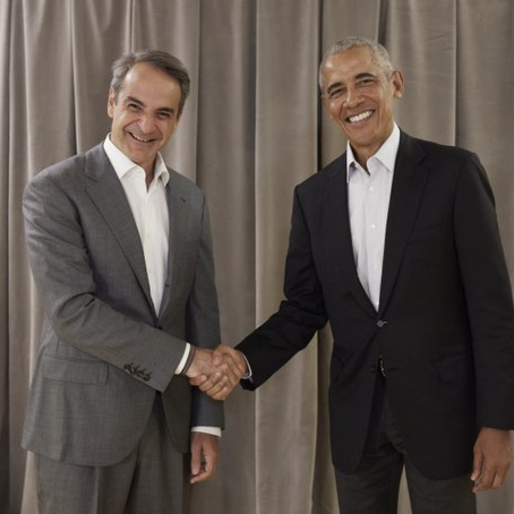 Συνάντηση Κυριάκου Μητσοτάκη- Barack Obama: «Οι αξίες που μοιραζόμαστε αντηχούν λίγο πιο δυνατά στην Ελλάδα»