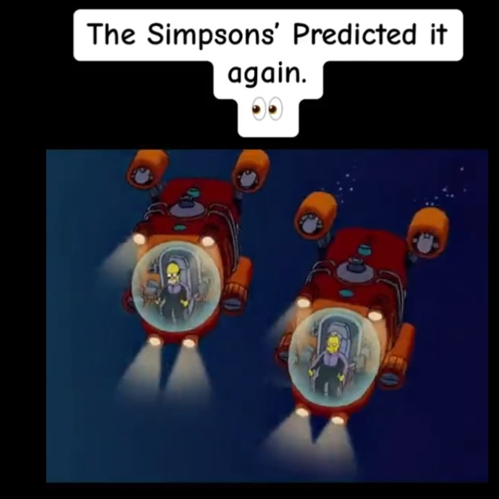 17 χρόνια πριν, οι Simpsons το είχαν προβλέψει: Το προφητικό επεισόδιο για το χαμένο υποβρύχιο στον Τιτανικό