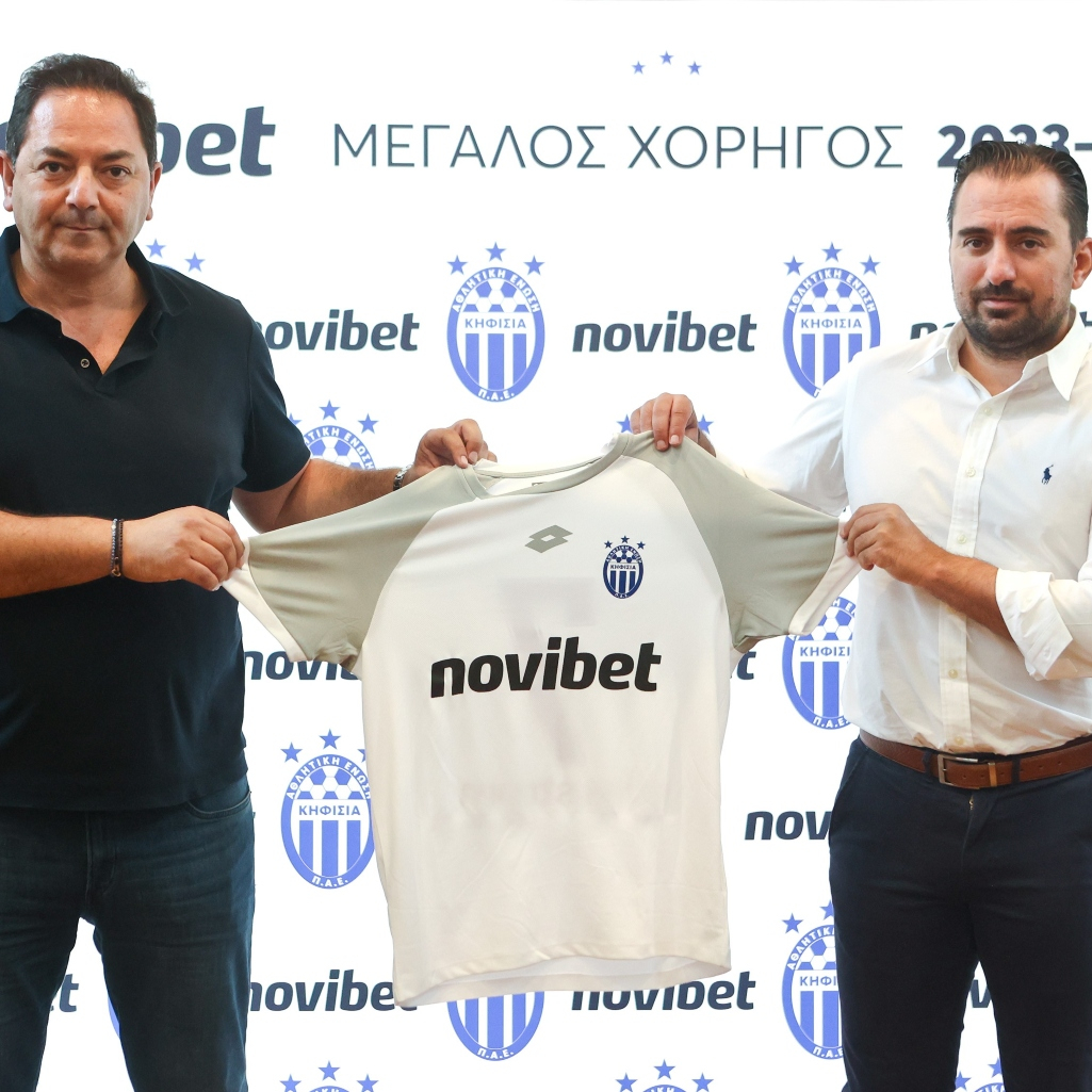 Η Novibet είναι ο νέος Μεγάλος Χορηγός της ΠΑΕ ΚΗΦΙΣΙΑ για το επόμενο έτος