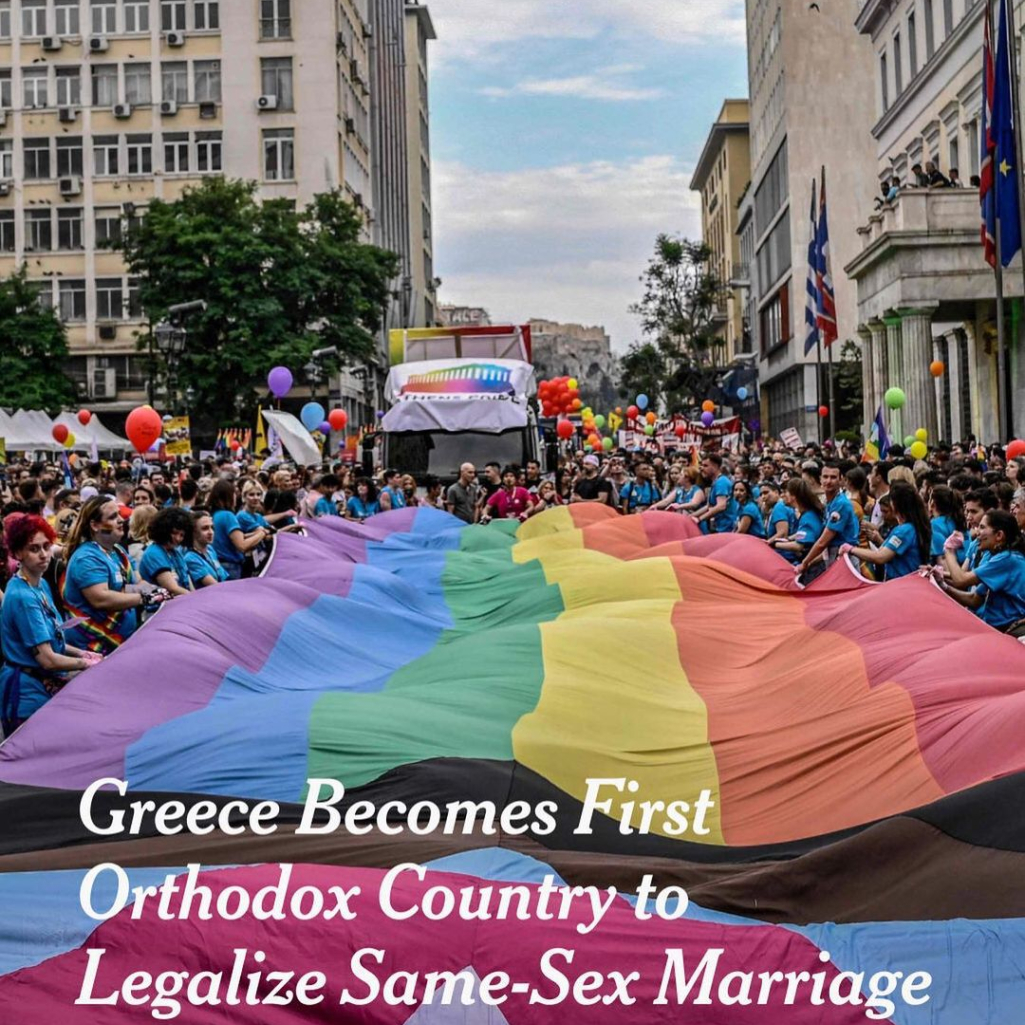 Διεθνή ΜΜΕ: «Η Ελλάδα, η πρώτη ορθόδοξη χώρα που νομιμοποιεί» τον γάμο των ομοφύλων ζευγαριών