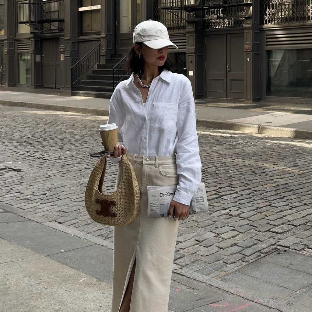 Μια τζιν φούστα την άνοιξη είναι must - 5 cool & casual σύνολα