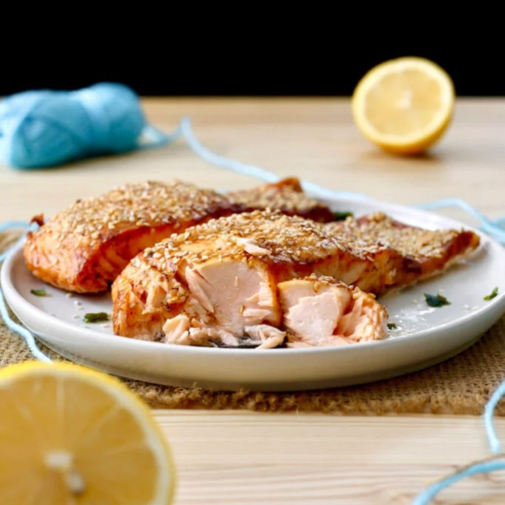 Σολομός στο air fryer με την πιο νόστιμη κρούστα