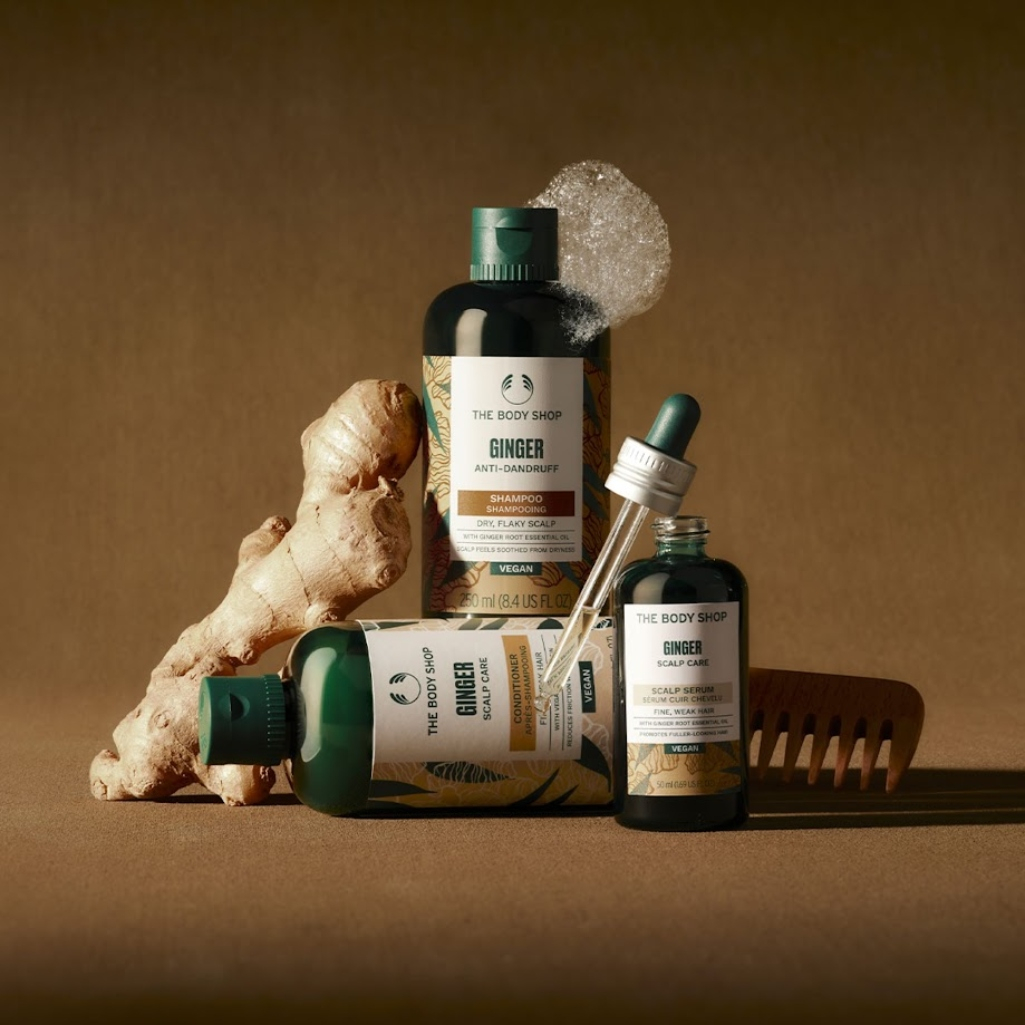Η The Body Shop απελευθερώνει τη δύναμη του ginger ανανεώνοντας τη bestseller σειρά της για την περιποίηση μαλλιών