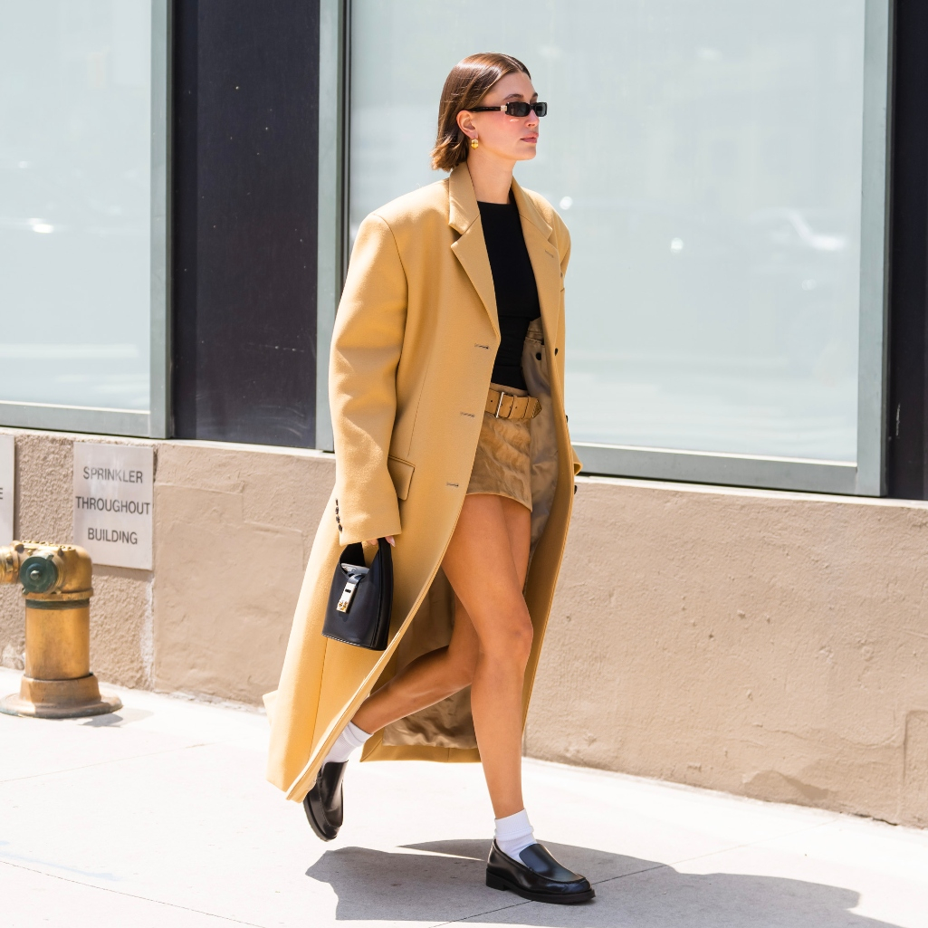 hailey bieber loafers