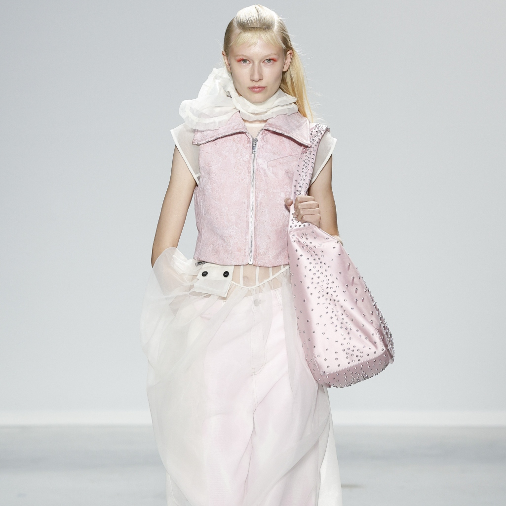 ballet pink ganni