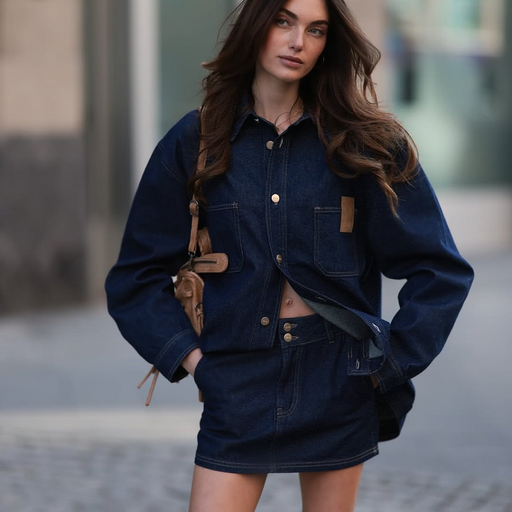 Denim skrit