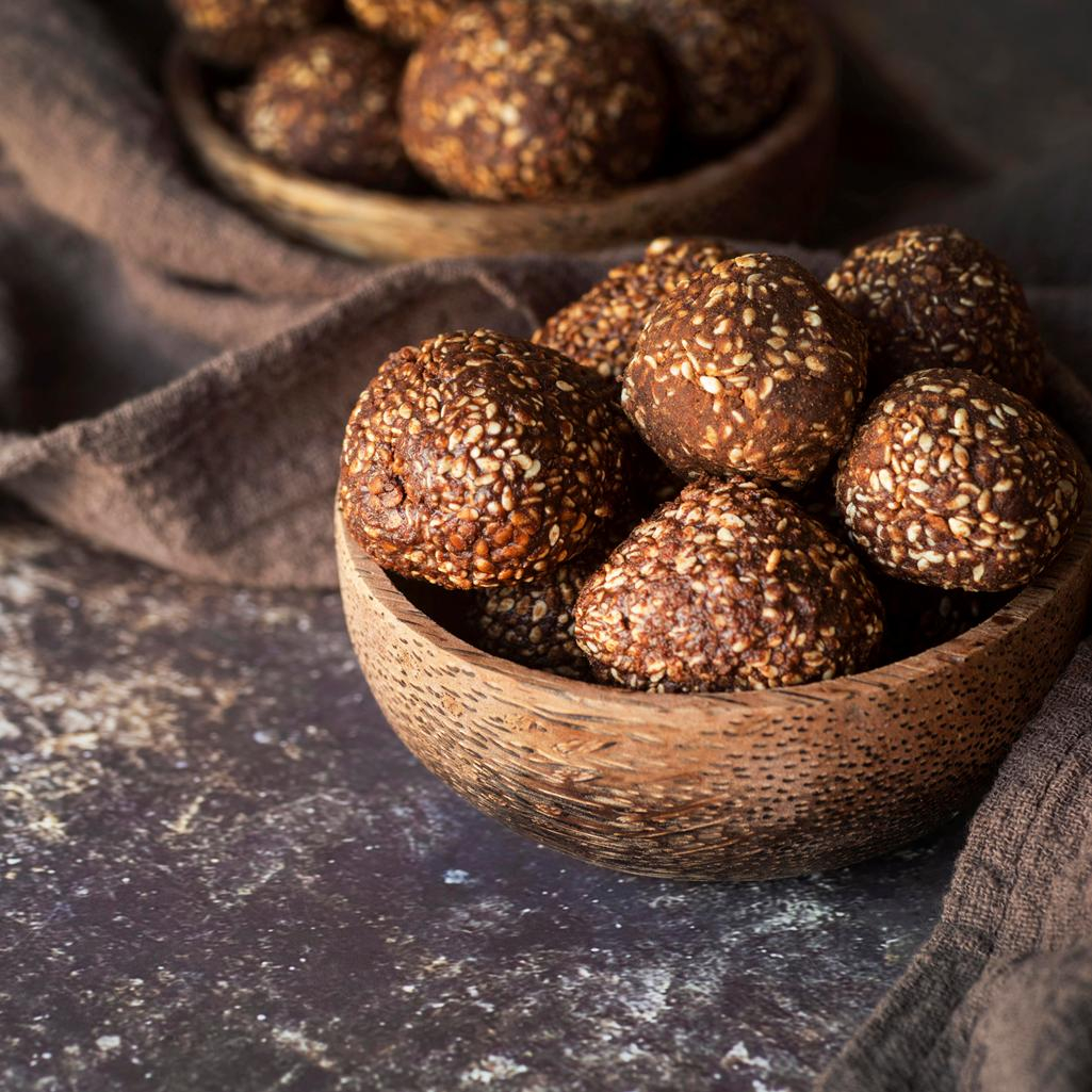 Energy balls χωρίς ζάχαρη και χωρίς ψήσιμο