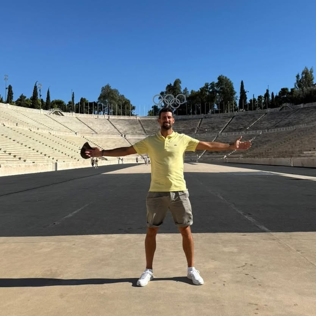 Ο Νόβακ Τζόκοβιτς εξερευνά την Αθήνα - Η επίσκεψη στο Καλλιμάρμαρο