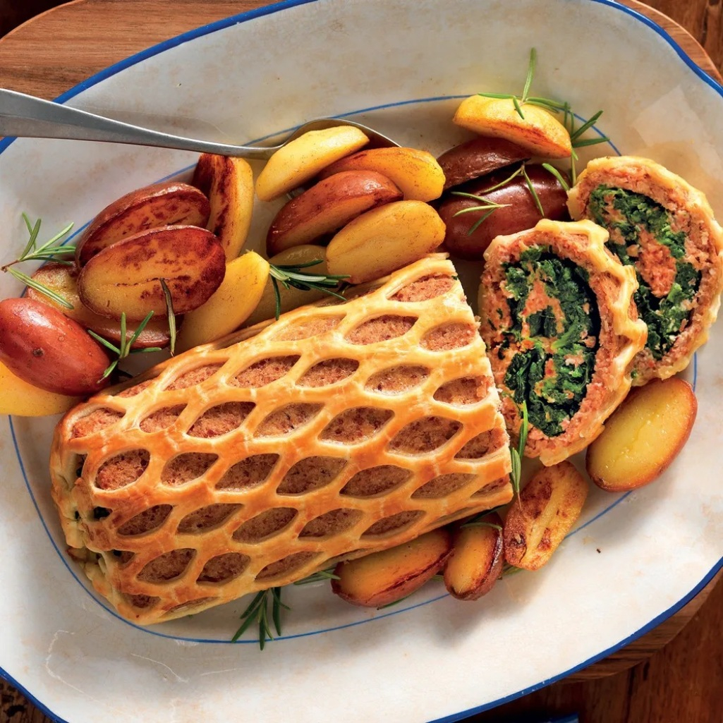 Τρυφερό ρολό κοτόπουλου στο air fryer