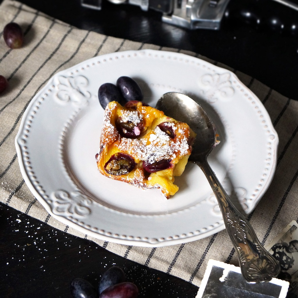 Clafoutis με σταφύλια – το γαλλικό γλυκό του φθινοπώρου