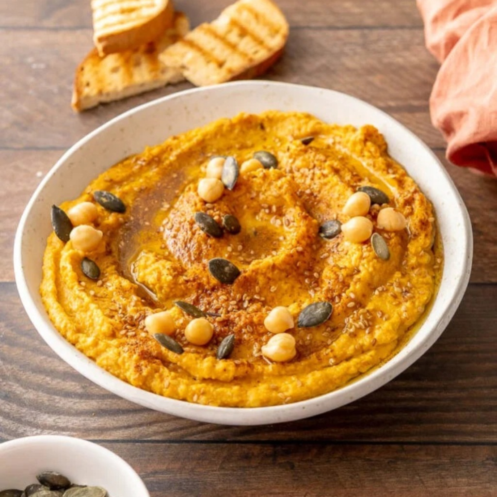 Υπέροχο χούμους με κολοκύθα