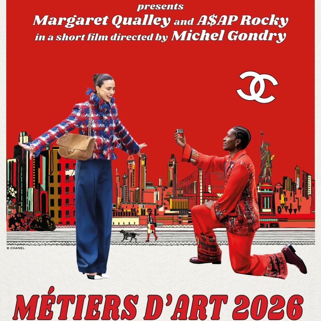 Μάργκαρετ Κουάλεϊ και A$AP Rocky επισφραγίζουν τον «έρωτά» τους για τη νέα καμπάνια της Chanel, σε ένα Νεοϋορκέζικο κινηματογραφικό τοπίο