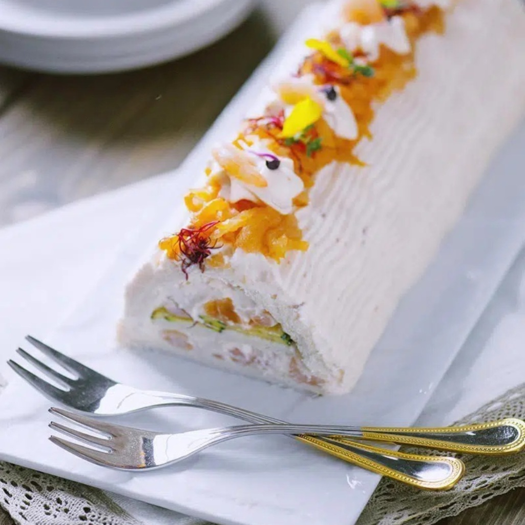 Αλμυρός χριστουγεννιάτικος κορμός: Η συνταγή για ένα εντυπωσιακό ορεκτικό