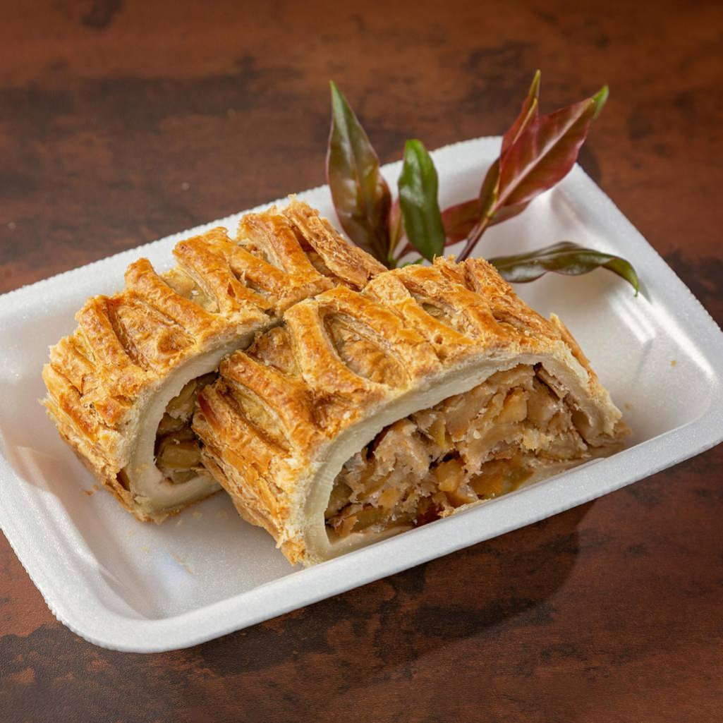 Τέλεια συνταγή για αλμυρό στρουντελ με λάχανο, μήλο και γκοργκονζόλα