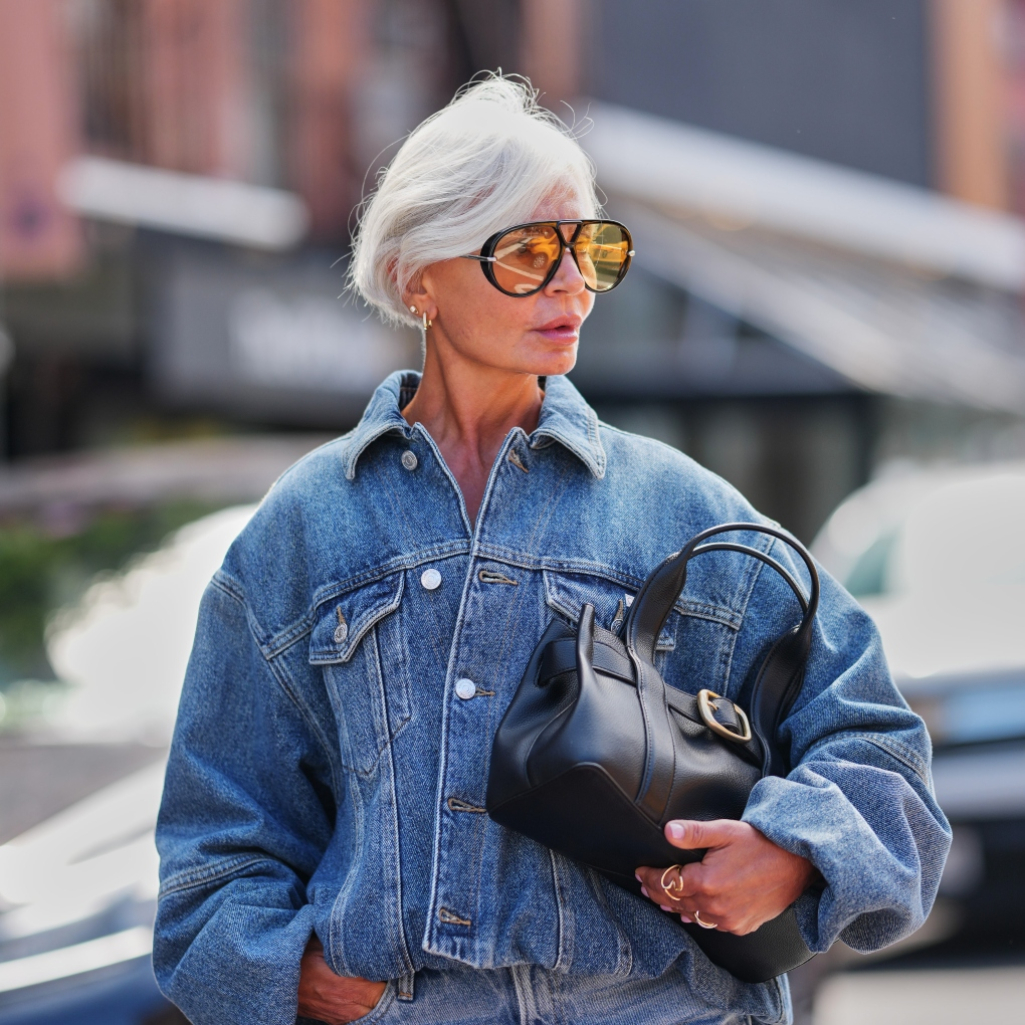 κούρεμα για γκρίζα μαλλιά