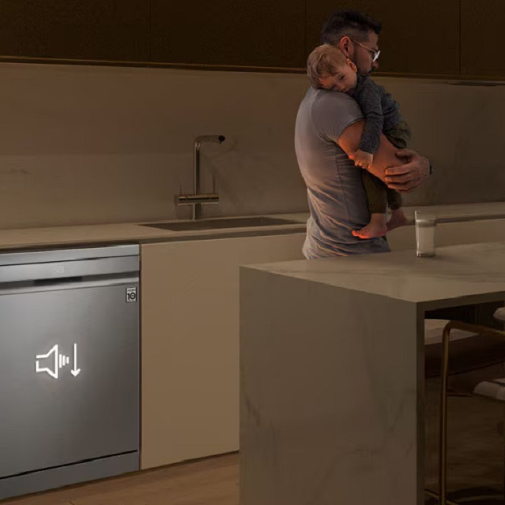 Πλυντήρια πιάτων LG με τεχνολογία Inverter για μειωμένα επίπεδα θορύβου