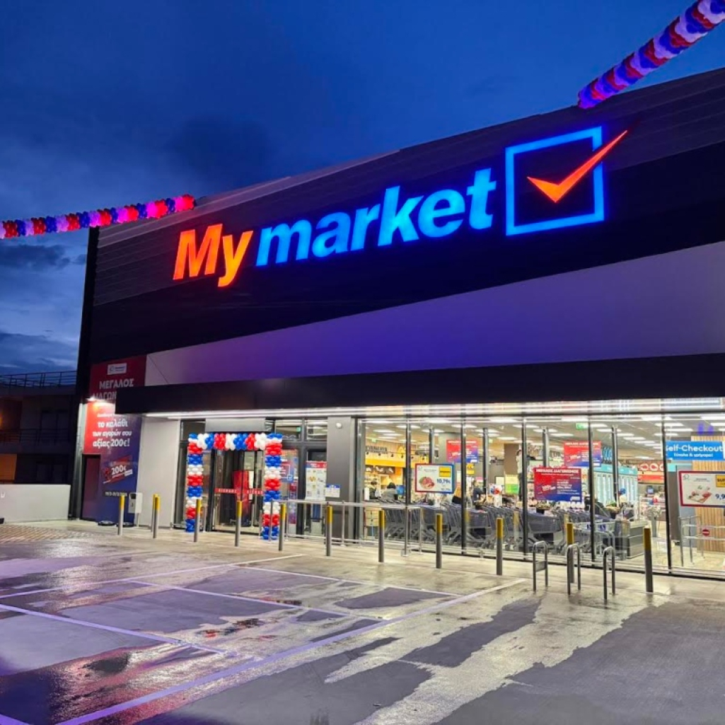 My market: Επένδυση €7 εκατ. για το πρώτο κατάστημα στο Ηράκλειο Κρήτης και το ανακαινισμένο κατάστημα στον Άλιμο