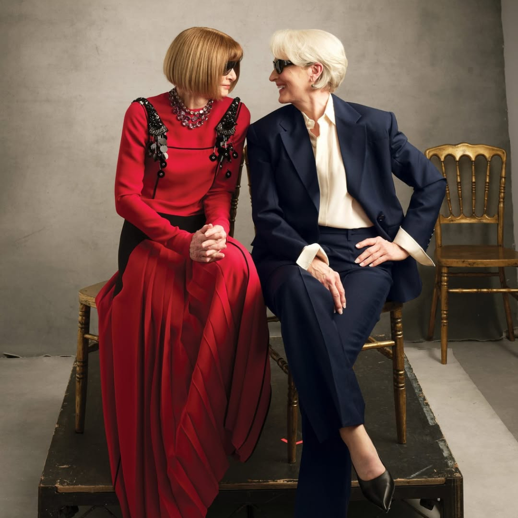 «Δύο Μιράντα» στο εξώφυλλο της Vogue: Τι γίνεται όταν Άννα Γουίντουρ και Μέριλ Στριπ βρίσκονται στο ίδιο κάδρο