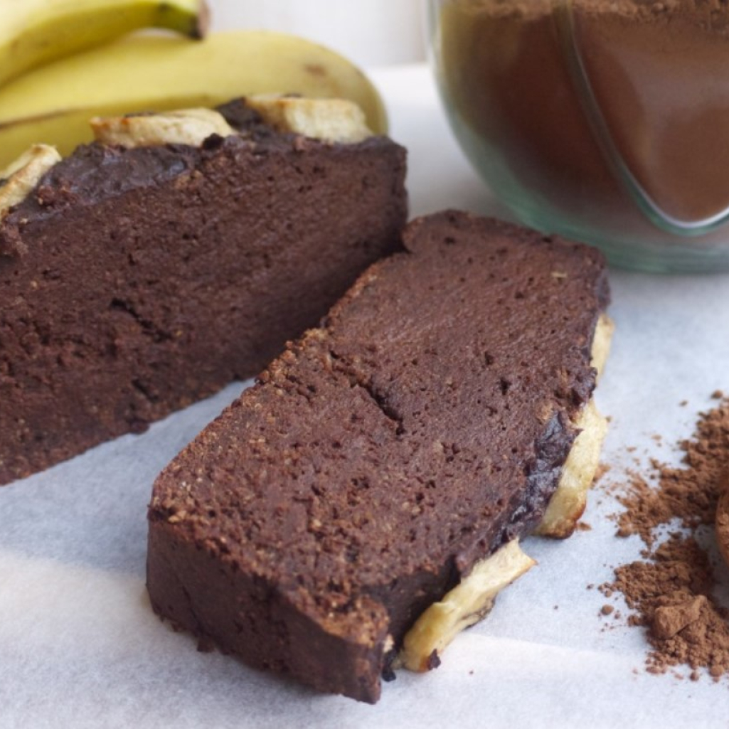 Το πιο εύκολο κέικ μπανάνα-σοκολάτα χωρίς βούτυρο και αλεύρι 