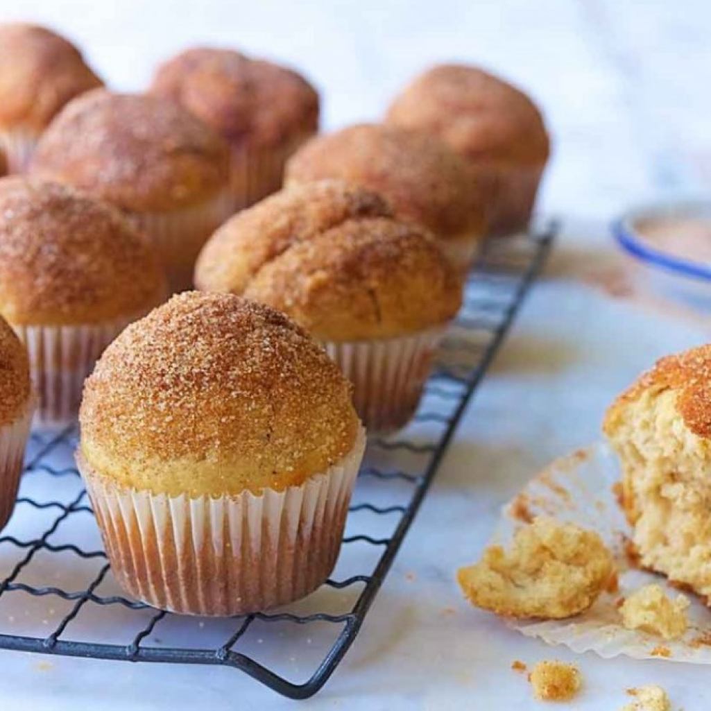 Αφράτα muffins χωρίς βούτυρο ή λάδι