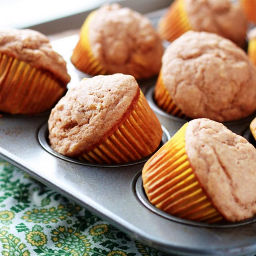 Αφράτα muffins χωρίς βούτυρο και χωρίς λάδι 