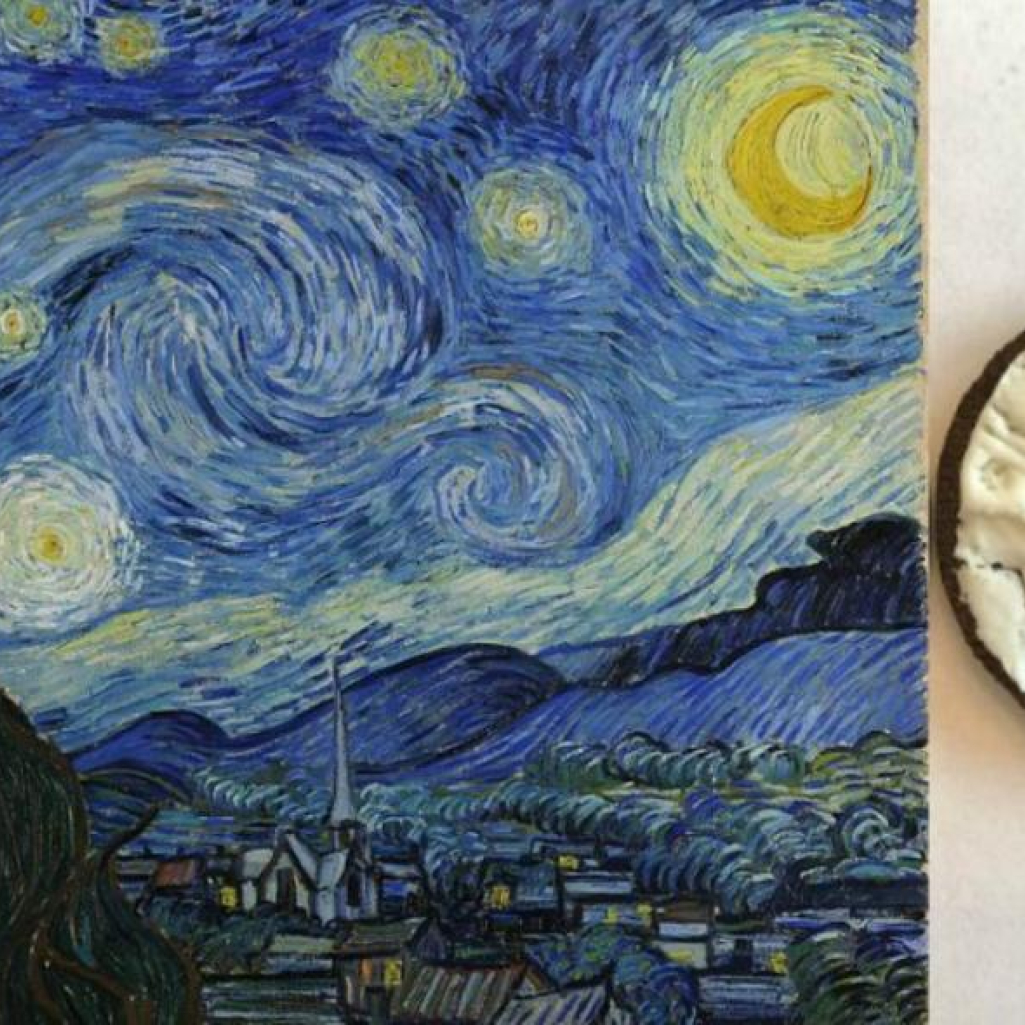 10 διάσημοι πίνακες «ξαναφτιάχνονται» σε ένα μπισκότο