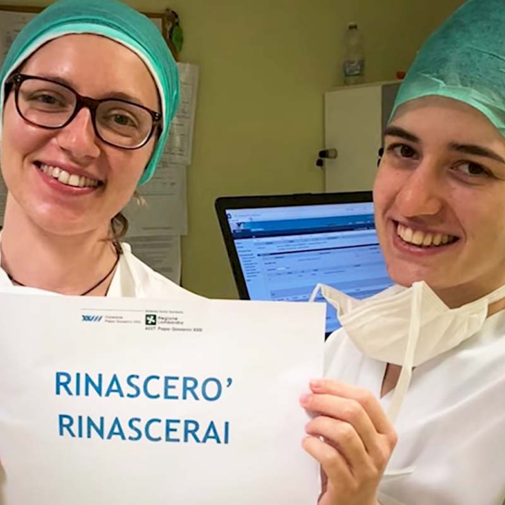 Rinascerò, Rinascerai: Θα ξαναγεννηθώ, Θα ξαναγεννηθείς - To τραγούδι που όσο ακούμε ενισχύουμε το νοσοκομείο του Bergamo